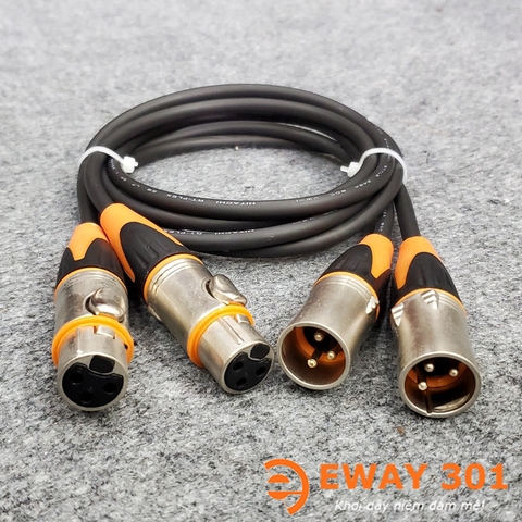 Bộ Dây Canon Đực Cái Hitachi - Dài 1m