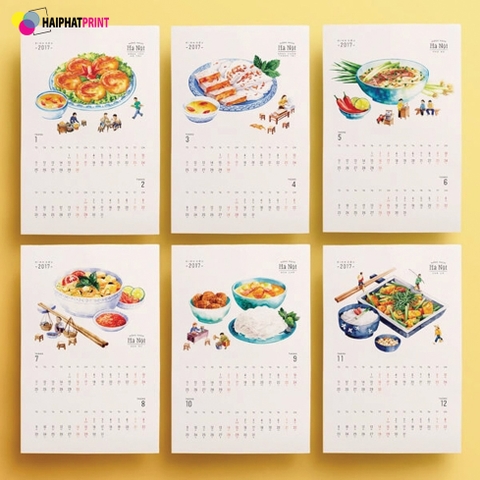 In lịch để bàn - lịch độc quyền tết 2022