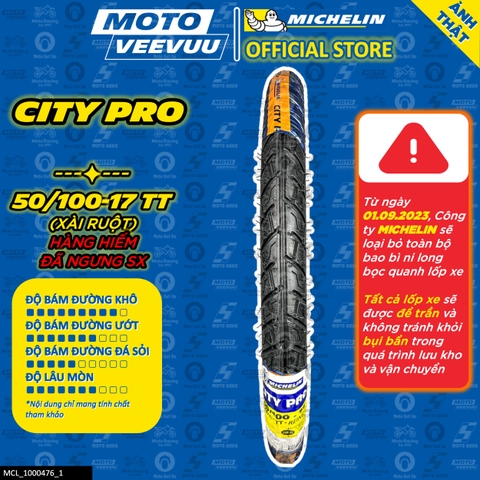 Lốp Michelin 50/100-17 TT City Pro
