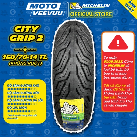 Lốp Michelin 150/70-14 TL City Grip 2