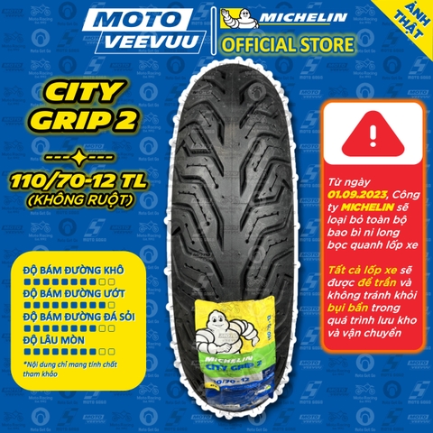 Lốp Michelin 110/70-12 TL City Grip 2
