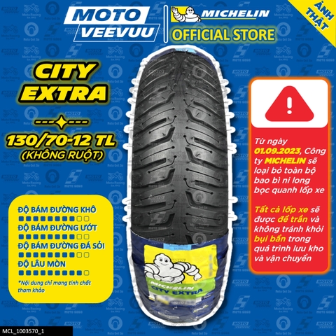 Lốp Michelin 130/70-12 TL City Extra