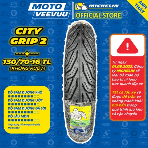Lốp Michelin 130/70-16 TL City Grip 2