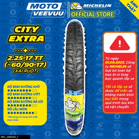 Lốp Michelin 2.25-17 TT City Extra