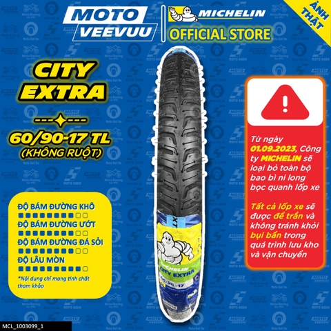 Lốp Michelin 60/90-17 TL City Extra