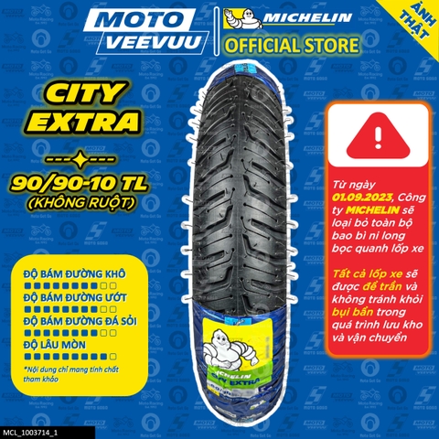 Lốp Michelin 90/90-10 TL City Extra