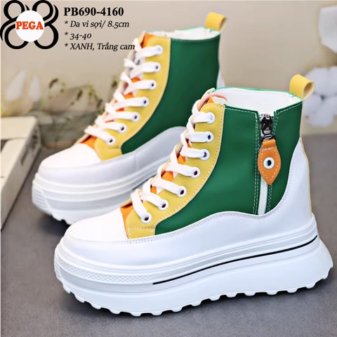 Giày Bốt Cổ Ngắn Đế Xuồng 8.5CM PB690-4160