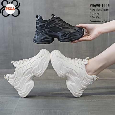 Giày Thể Thao Độn Đế Giày Nữ Đế Cao 9cm PS690-1445