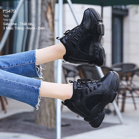 Giày Thể Thao độn đế 11CM PS479