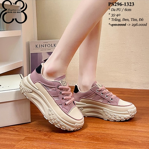 Giày Thể thao 6cm CUT-OUT lưới kute PS296-1323