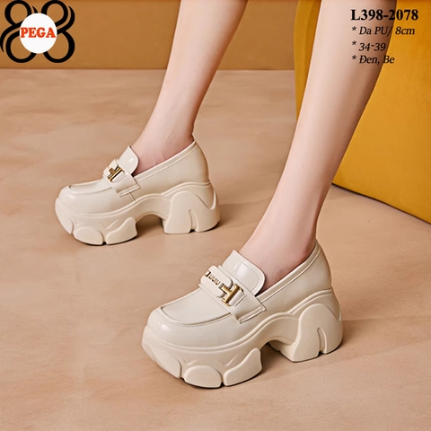 Giày Lười Nữ Xinh Siêu Nhẹ 8CM L398-2078