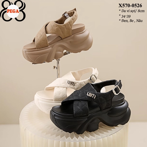Dép Sandals Da Cao Cấp Đế Dày Siêu Êm X570-0526