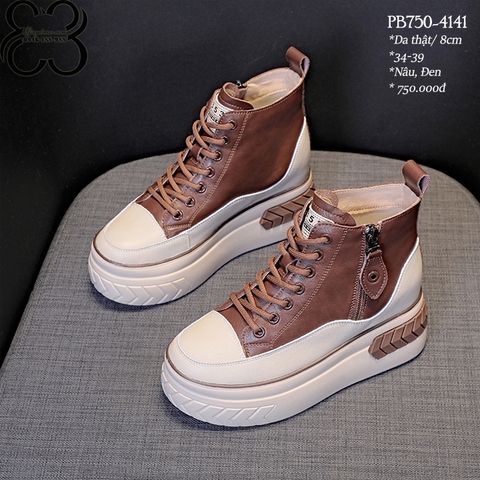 Giày đế xuồng cổ cao tem 3 53 8cm PB750-4141