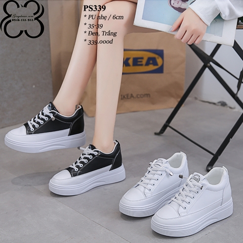 Giày Sneakers Đế 7cm PS339