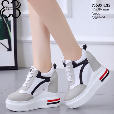 Giày Thể Thao đế cao 11CM siêu nhẹ PS395-1212