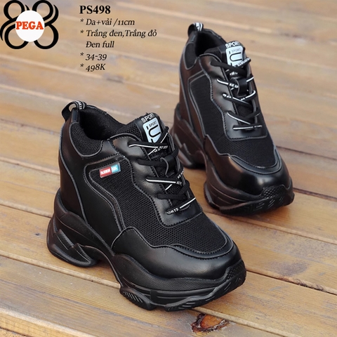 Giày Sneakers Đế Cao 12CM Siêu Nhẹ PS498