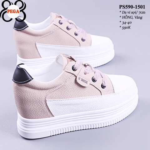 Giày Nữ Đế Xuồng Thể Thao 7CM PS590-1501