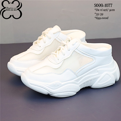 Giày Sục Thể thao 9CM LƯỚI S699-1077