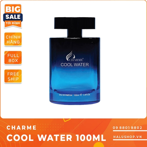 Nước hoa charme Cool Water 100ml chính hãng dành cho nam, giá tốt nhất 2024