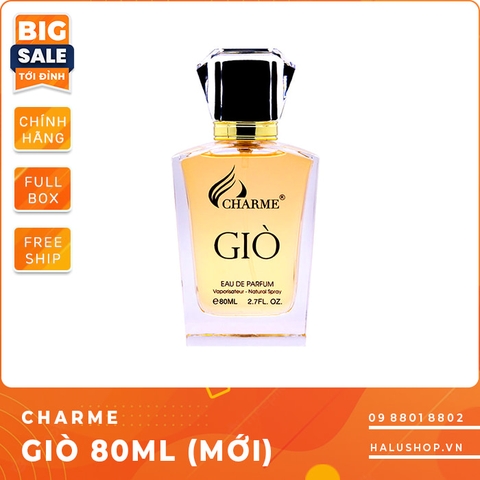 Nước hoa charme Giò 80ml chính hãng dành cho nam, giá tốt nhất 2023
