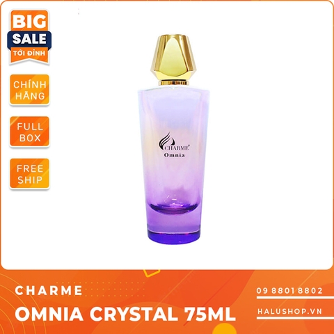 Nước hoa Charme Omnia Crystal 75ml chính hãng dành cho nữ, giá tốt nhất 2023