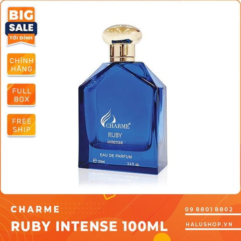 Nước hoa charme Ruby Intense 100ml chính hãng dành cho nam, giá tốt nhất 2022