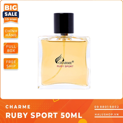 Nước hoa charme Ruby Sport 50ml chính hàng dành cho nam, giá tốt nhất 2023