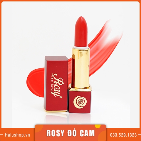 Son thỏi Rosy màu đỏ cam chính hãng, giá tốt nhất