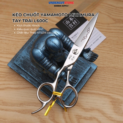 Kéo Tay Trái - Kéo Chuốt Tóc Nhật Yamamoto Miyamura YM L600C - 6inch