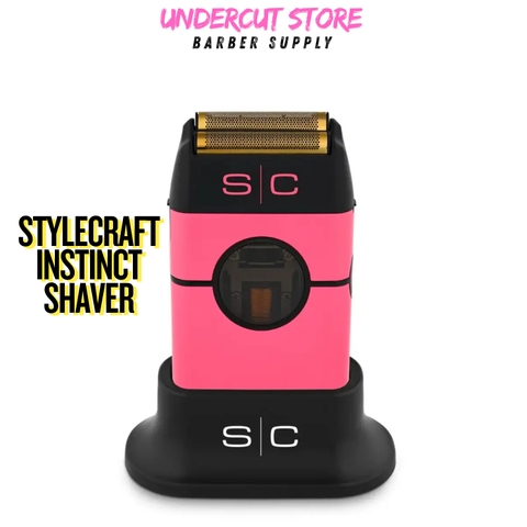 Hộp Cạo Khô StyleCraft Instinct Pink