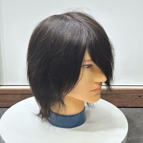 Đầu Ken Tóc Nam Cao Cấp - Uốn Sấy Nhuộm Tạo Kiểu - Bìa Xanh - Tóc Dày