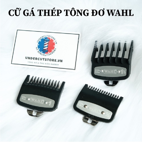 Bộ 3 Cữ Gá Thép Wahl Size 1,5 & 3 & 4,5mm (Replica)