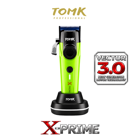 Tông Đơ Cắt Tóc Tomk X-Prime - Green - Động Cơ Vector 3.0