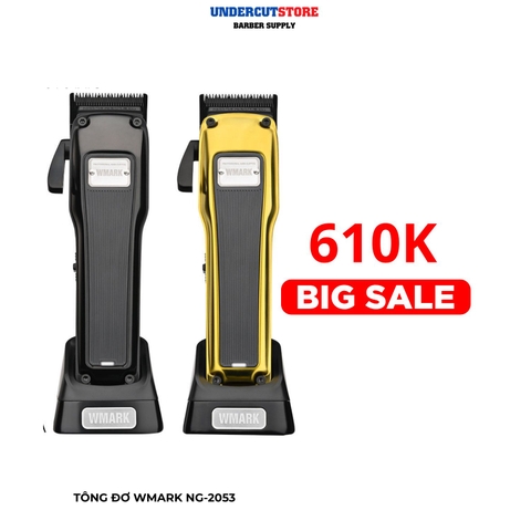 Tông Đơ Cắt Tóc WMARK NG-2053A Gold - BH 6 Tháng