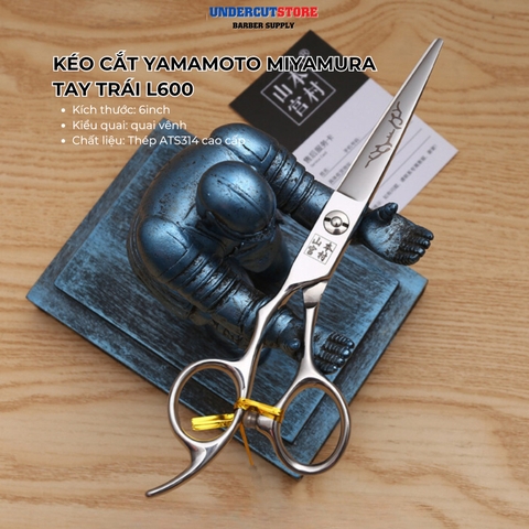 Kéo Tay Trái - Kéo Cắt Tóc Nhật Yamamoto Miyamura YM L600 - 6inch