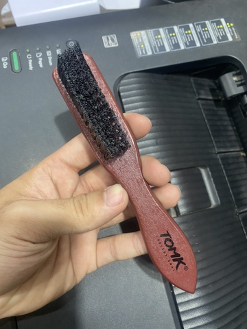Phủi Gỗ Nâu TOMK® Size Nhỏ - Phủi Fade Chuyên Nghiệp