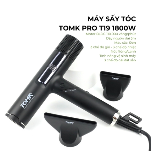 Máy Sấy Tóc TOMK® PRO 1800W - BH 3 Tháng