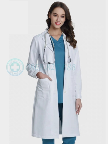 Áo blouse dài tay - Vải cotton hàn