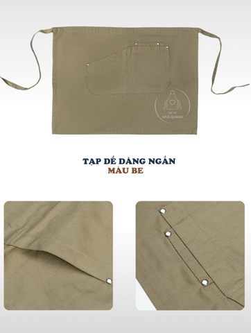 Tạp Dề Dáng Ngắn - Tạp Dề Hào Quang