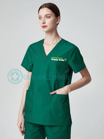 Mẫu in thêu - Mã 09 Xánh lá (cotton hàn)