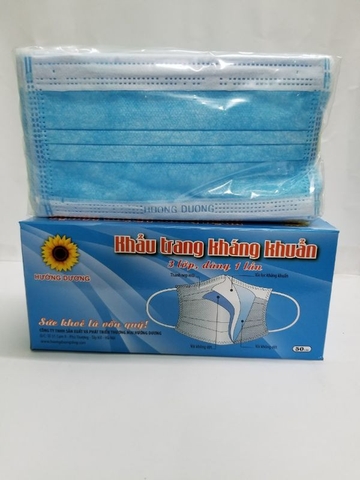 Hộp Khẩu Trang Hướng Dương 4 lớp Kháng Khuẩn