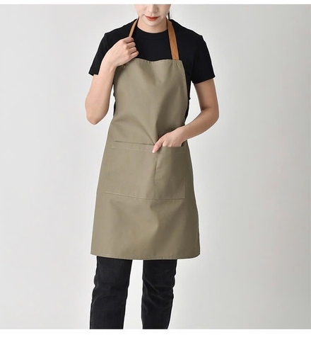 Tạp Dề Đeo Cổ Dáng Dài Basic - Tạp Dề Hào Quang