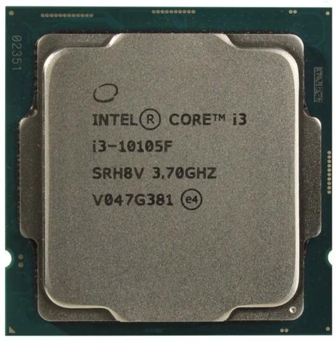 CPU Intel Core i3 10105F | 4.40 GHz, 4 Cores 8 Threads, LGA 1200
