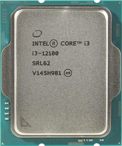 CPU Intel Core I3 12100 | LGA1700, Turbo 4.30 GHz, 4C/8T, 12MB, Box Chính Hãng