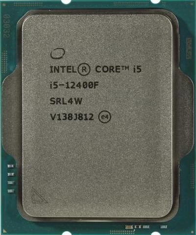 CPU i5 12400F New Tray