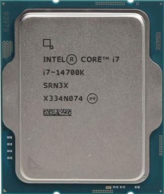 CPU Intel Core i7 14700K  | Up to 5.6GHz, 20 cores 28 threads