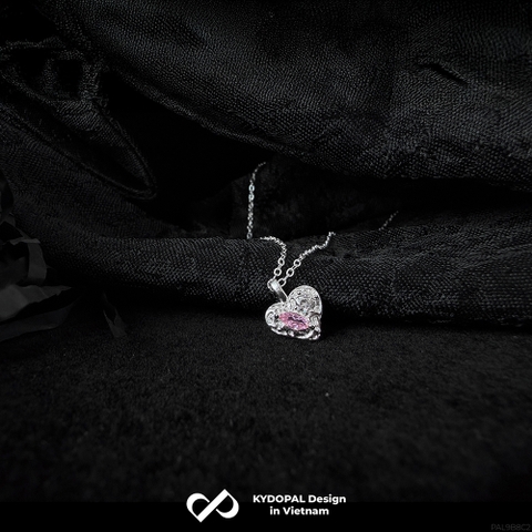Dây chuyền bạc KYDOPAL đính đá cao cấp trang sức bạc nữ cá tính 925 - PAL9B8C2