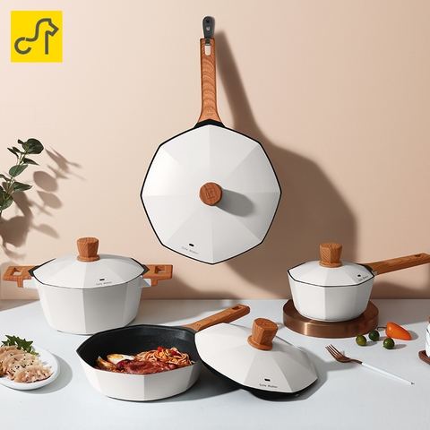 NỒI CHẢO BÁT GIÁC CHỐNG DÍNH HOÀN HẢO CATEMAKER