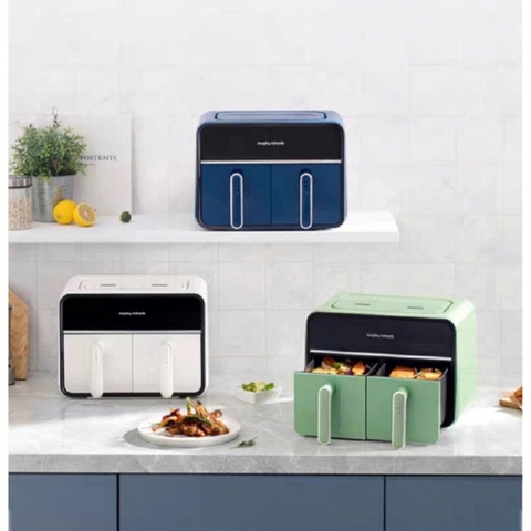 LÒ CHIÊN KHÔNG DẦU DOUBLE 2 NGĂN ĐIỀU KHIỂN ĐỘC LẬP MORPHY RICHARDS MR8100