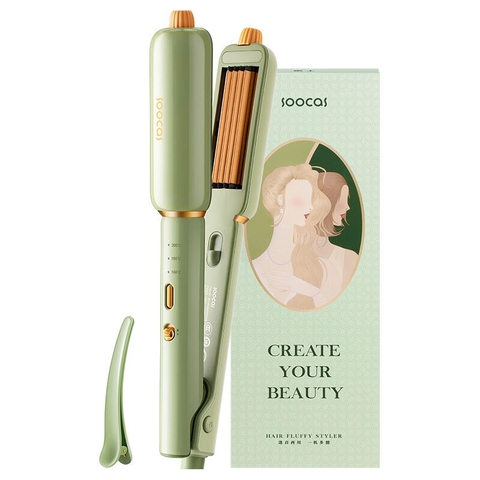 MÁY UỐN ÉP TÓC TẠO KIỂU ĐA NĂNG SOOCAS HS01